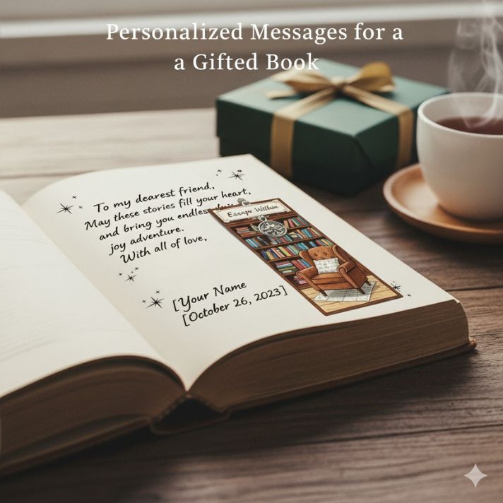 Personalized Messages for a Gifted Book
