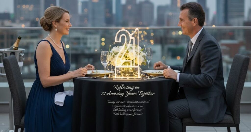 Reflecting on 21 Amazing Years Together : 21st Wedding Anniversary Quotes