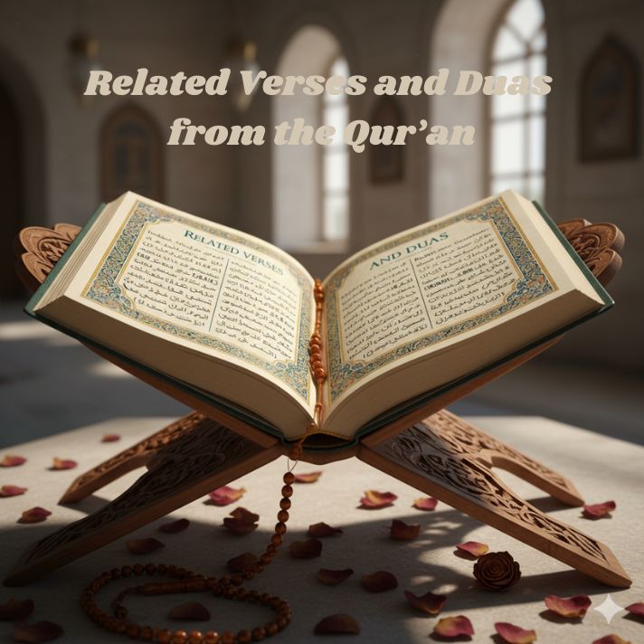 Related Verses and Duas from the Qur’an
