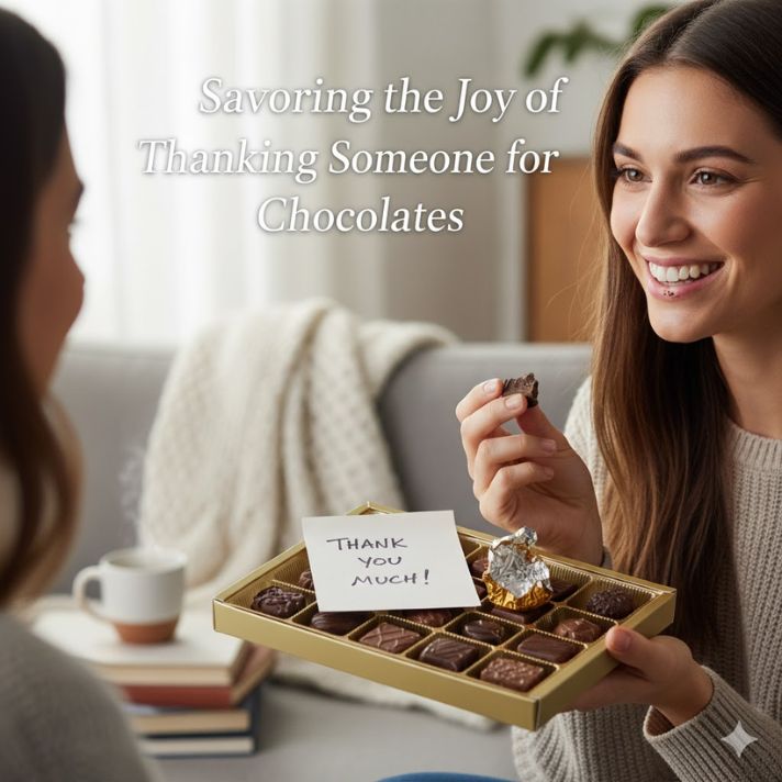 Savoring the Joy of Thanking Someone for Chocolates