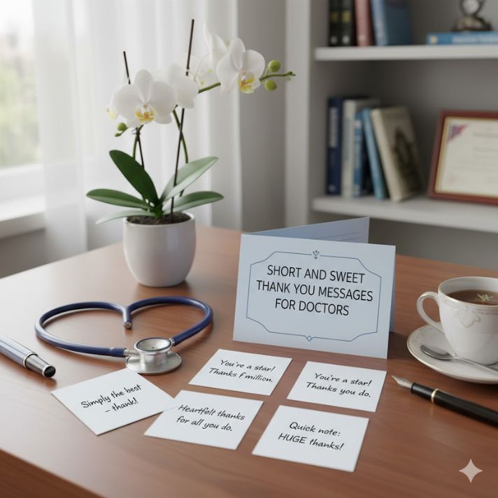 Short and Sweet Thank You Messages for Doctors