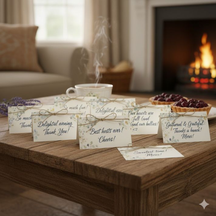 Short and Sweet Thank You Messages for Entertaining