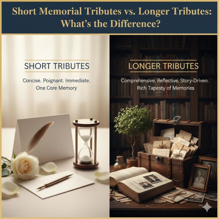 Short Memorial Tributes vs. Longer Tributes: What’s the Difference?
