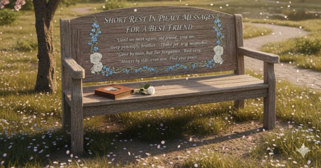 Short Rest in Peace Messages for a Best Friend
