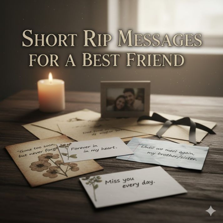 Short RIP Messages for a Best Friend