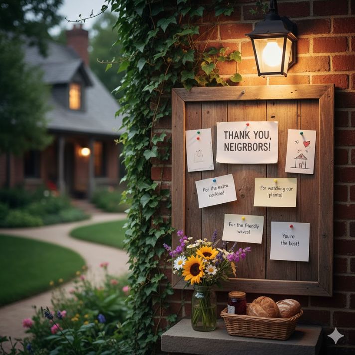 Short Thank You Neighbor Examples