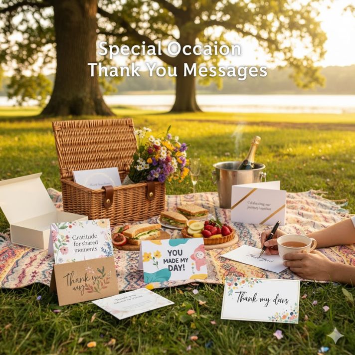 Special Occasion Thank You Messages
