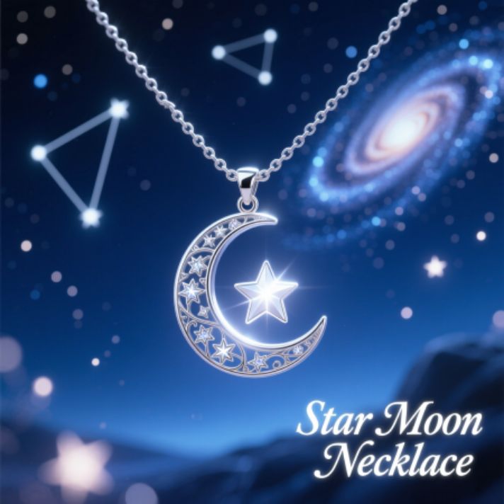 Star Moon Necklace
