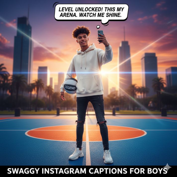 Swaggy Instagram Captions for Boys