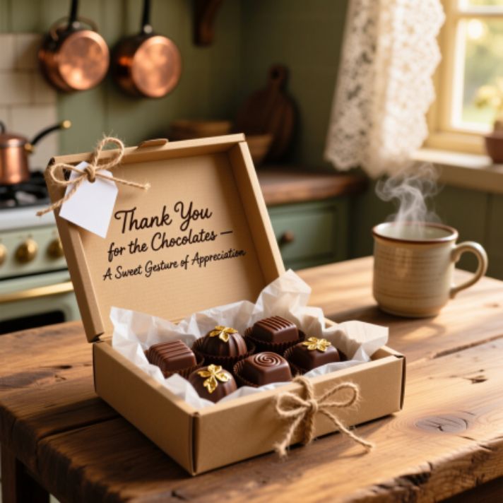 Thank You for the Chocolates - A Sweet Gesture of Appreciation