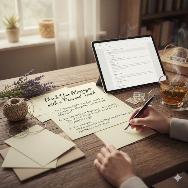 Thank You Message Examples with a Personal Touch