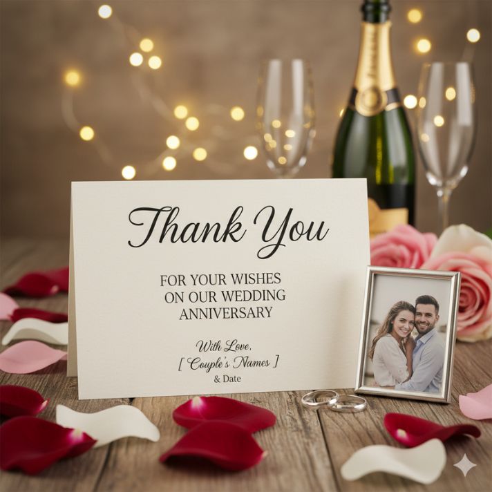 Thank You Message for Wedding Anniversary