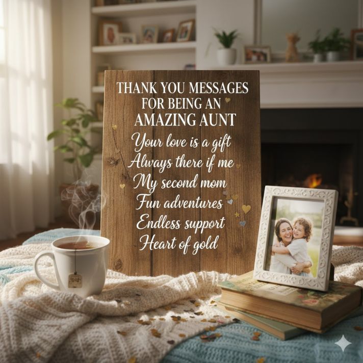 Thank You Messages for Being an Amazing Aunt