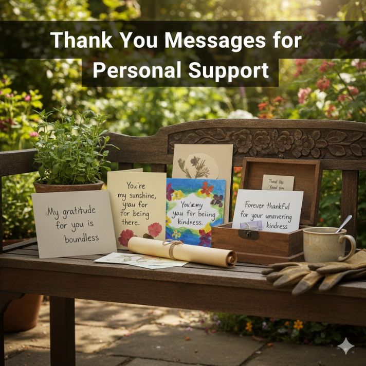 Thank You Messages for Personal Support