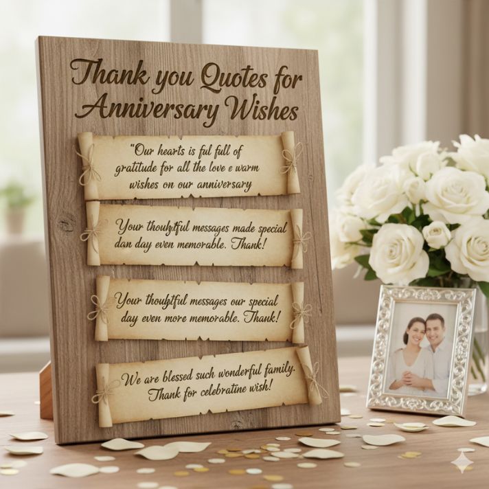 Thank You Quotes for Anniversary Wishes