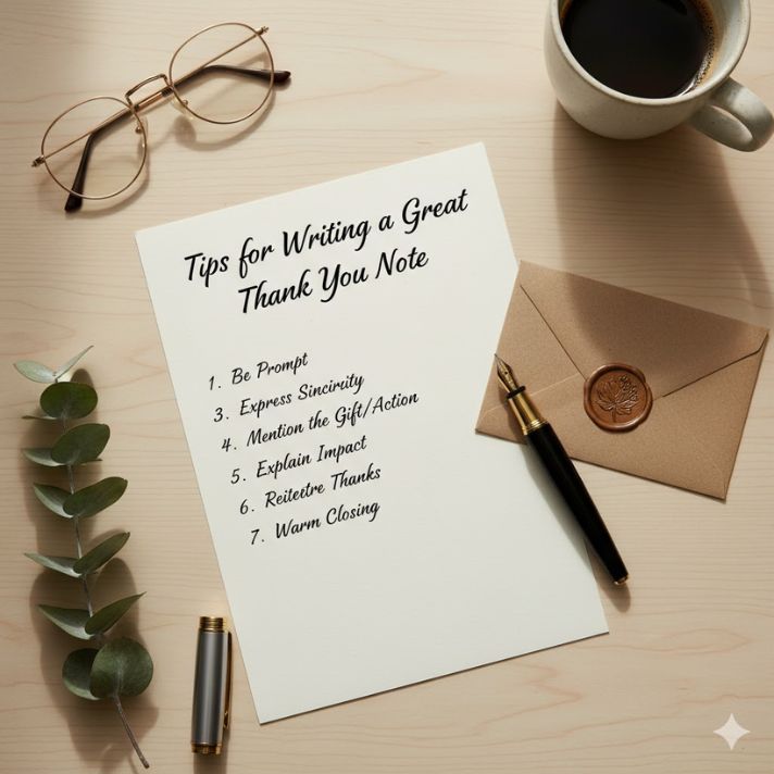 Tips for Writing a Great Thank You Note
