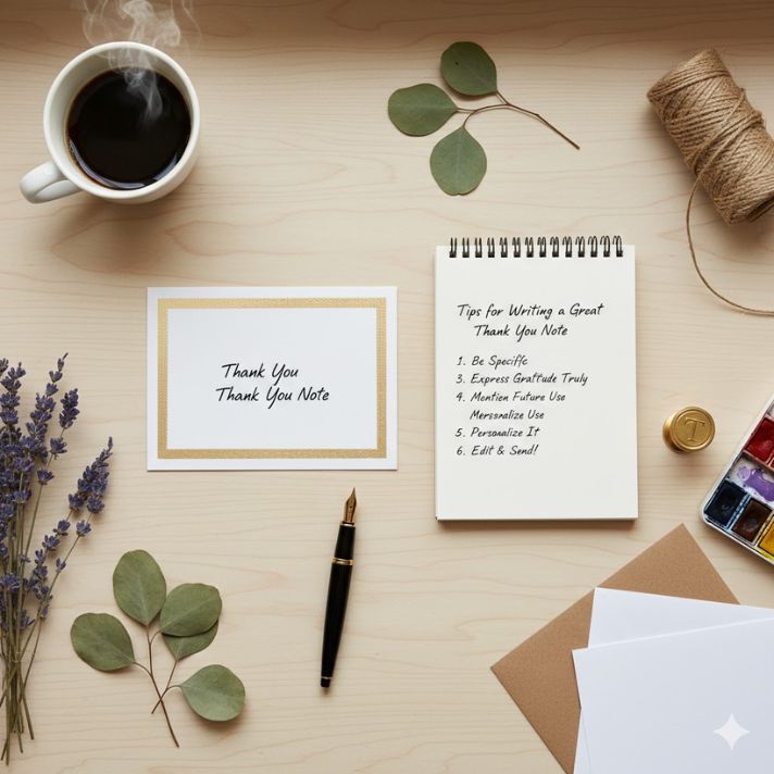 Tips for Writing a Great Thank You Note