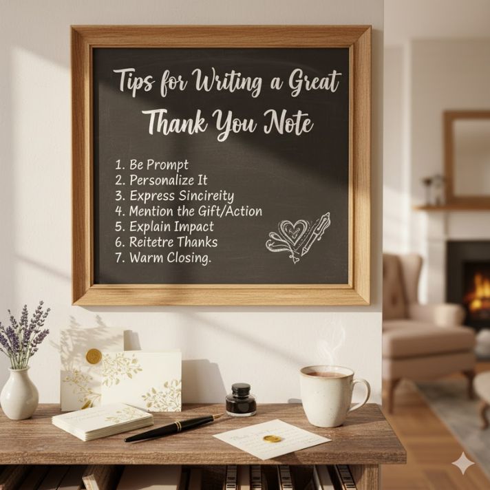 Tips for Writing a Great Thank You Note
