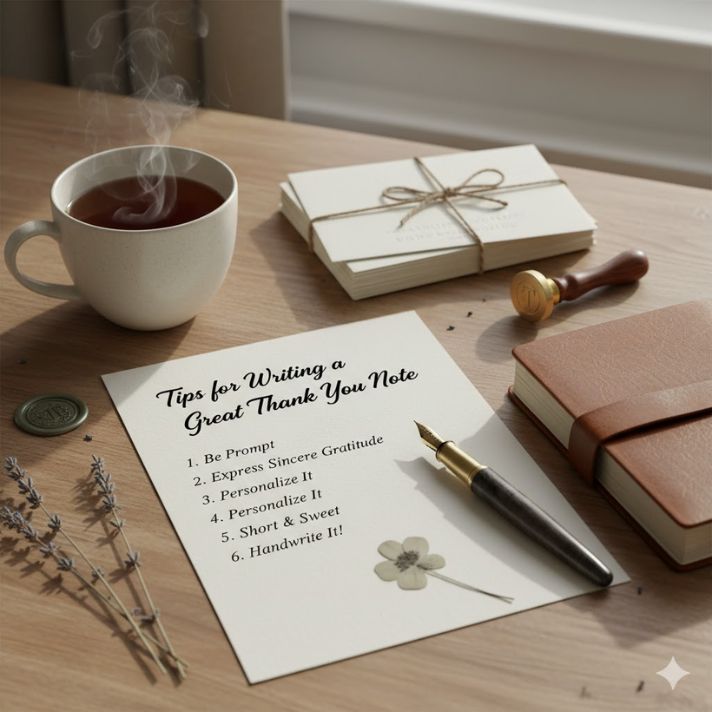 Tips for Writing a Great Thank You Note
