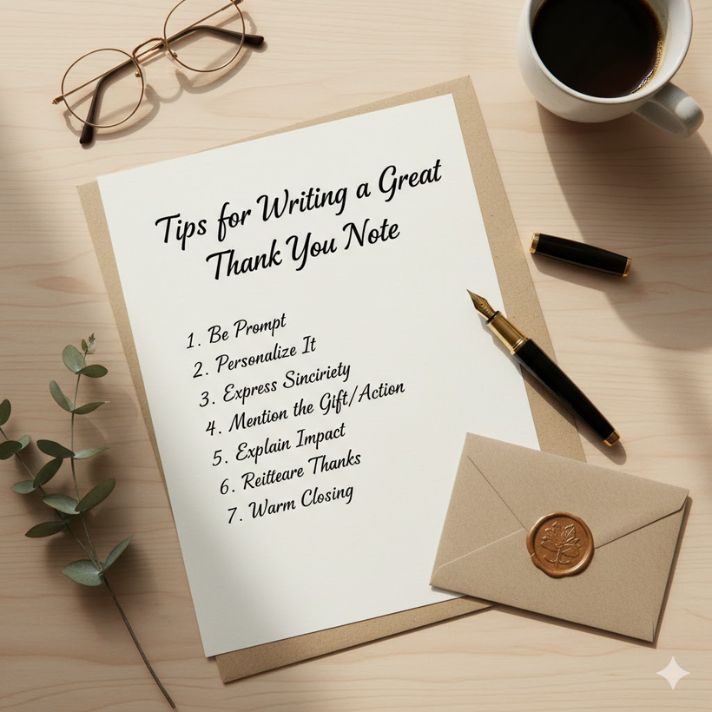 Tips for Writing a Great Thank You Note
