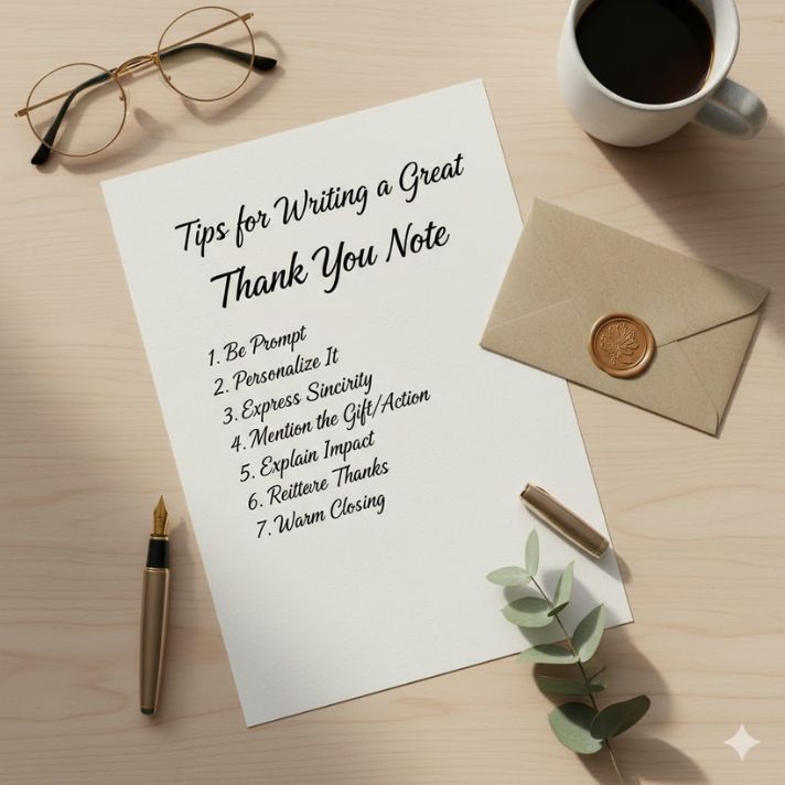 Tips for Writing a Great Thank You Note
