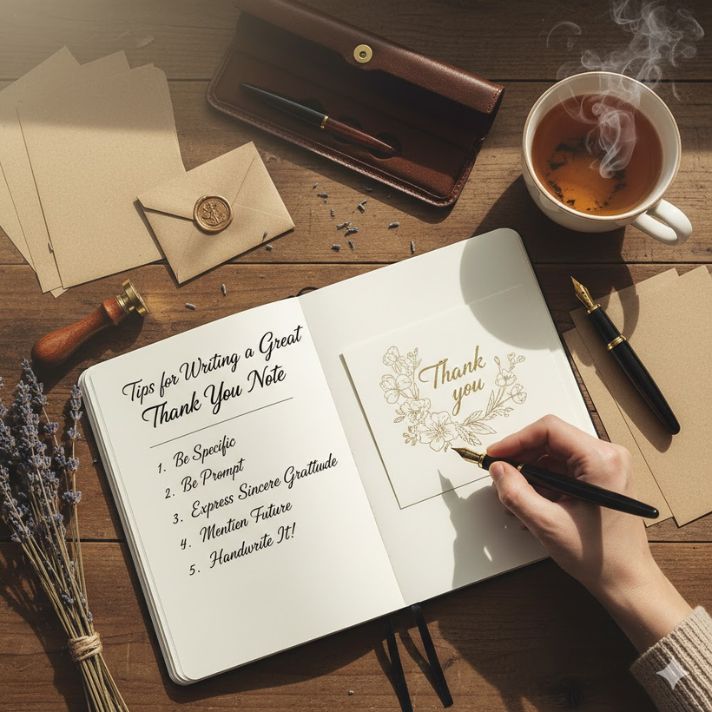 Tips for Writing a Great Thank You Note