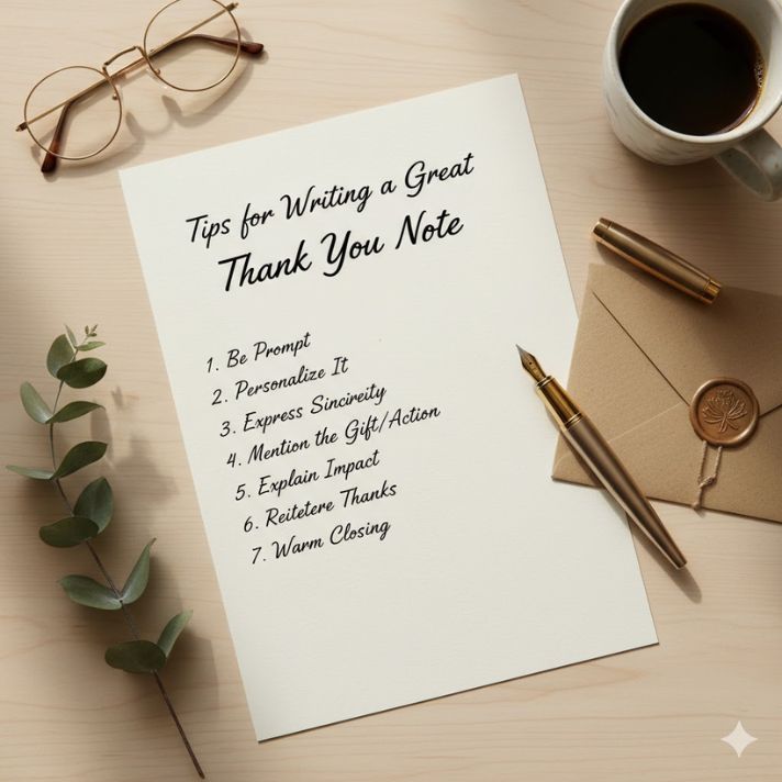 Tips for Writing a Great Thank You Note