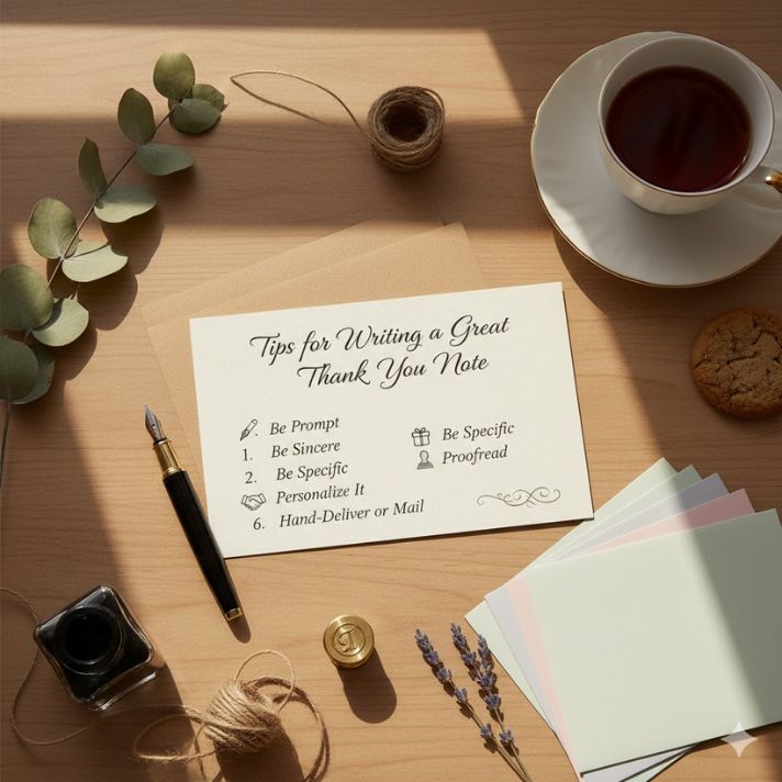 Tips for Writing a Great Thank You Note