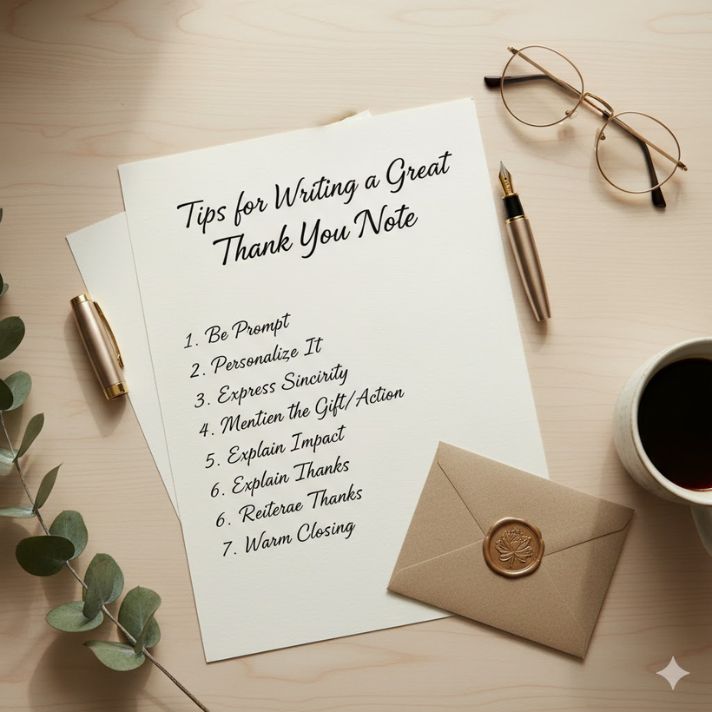 Tips for Writing a Great Thank You Note
