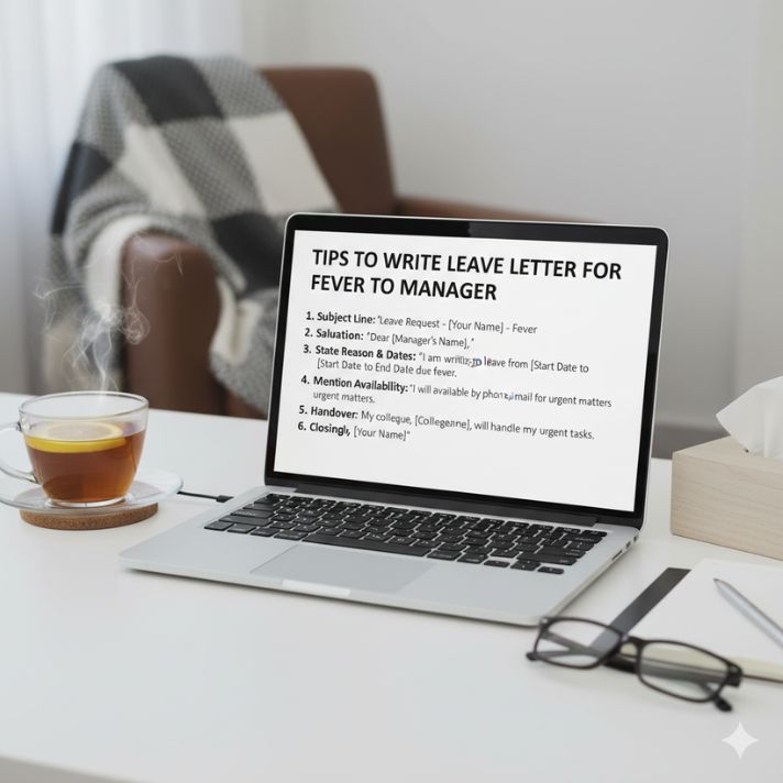 Tips to Write Leave Letter for Fever to Manager