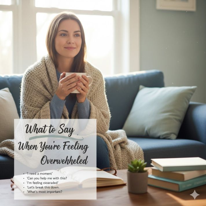 What to Say When You’re Feeling Overwhelmed
