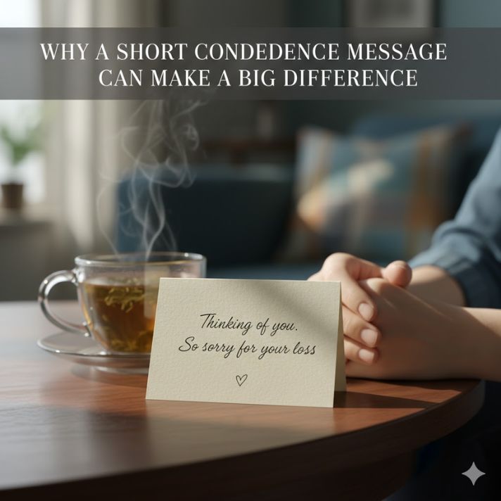 Why a Short Condolence Message Can Make a Big Difference
