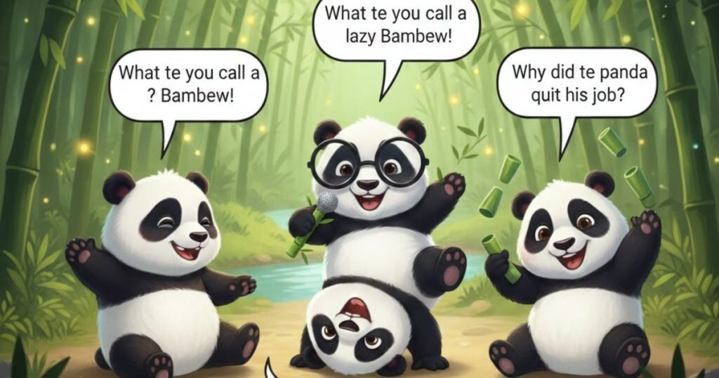 100+ Panda Puns: Cute & Funny One-Liners for Kids & Caption
