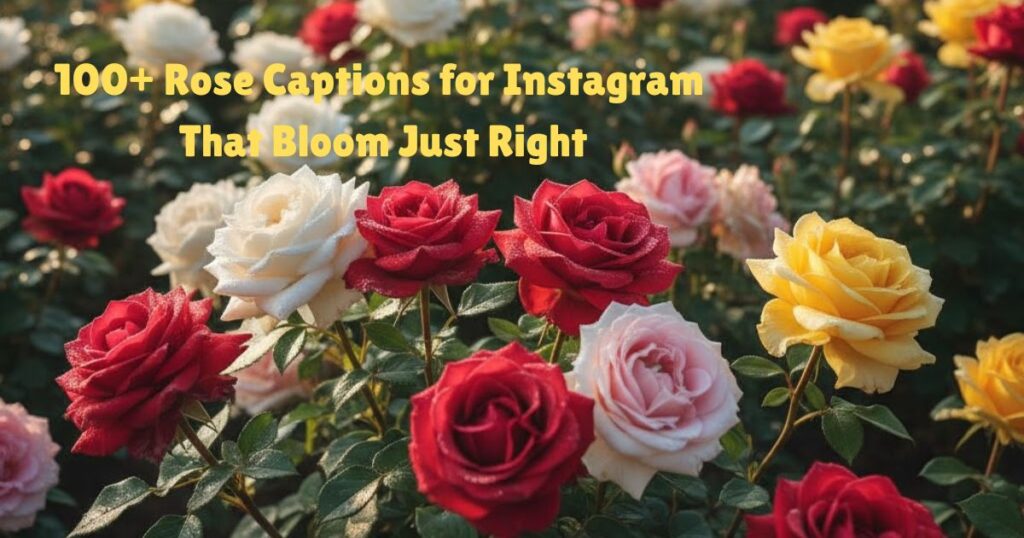 100+ Rose Captions for Instagram That Bloom Just Right