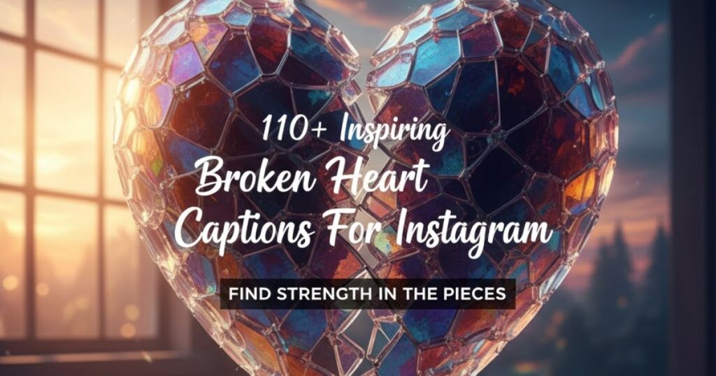 110+ Inspiring Broken Heart Captions For Instagram
