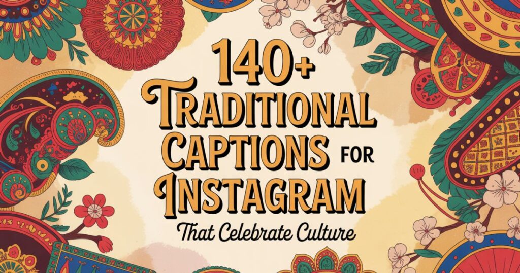 140+ Traditional Captions for Instagram That Celebrate Culture