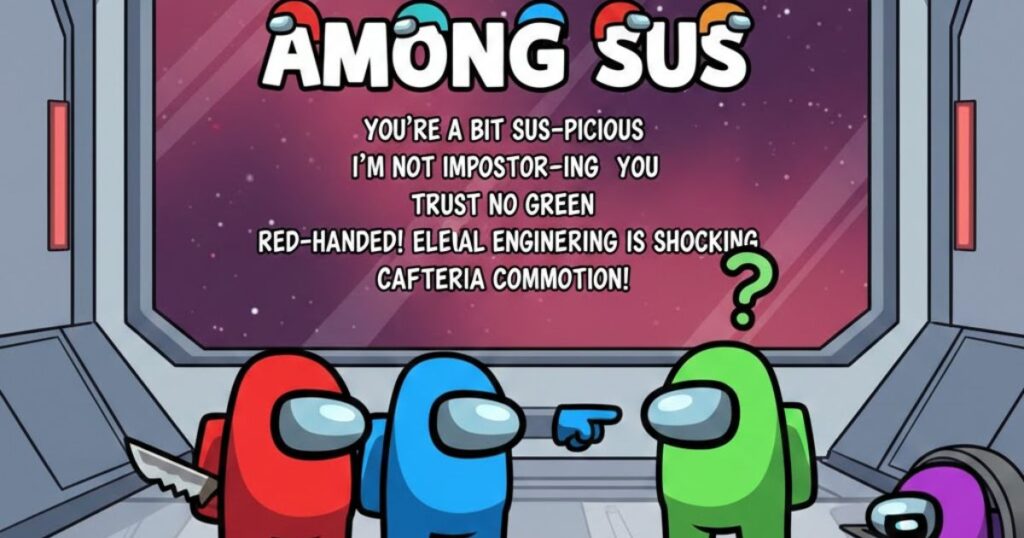 2. Among Us Style Sus Puns
