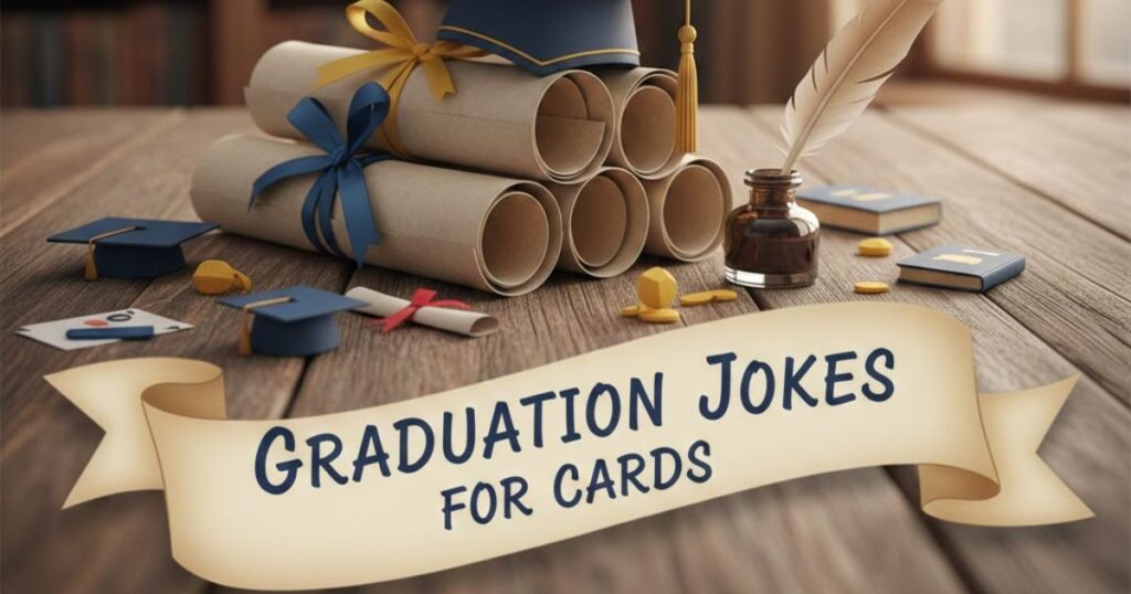 2. Graduation Jokes for Cards
