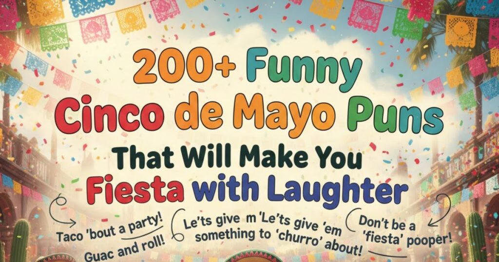 200+ Funny Cinco de Mayo Puns That Will Make You Fiesta with Laughter