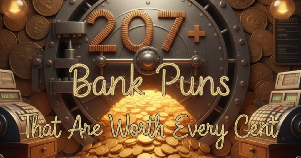 207+ Bank Puns That Are Worth Every Cent Hilarious One-Liners