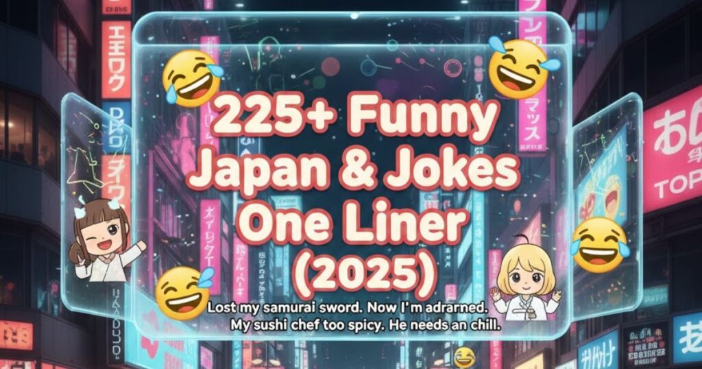 225+ Funny Japan Puns & Jokes One Liner (2025)