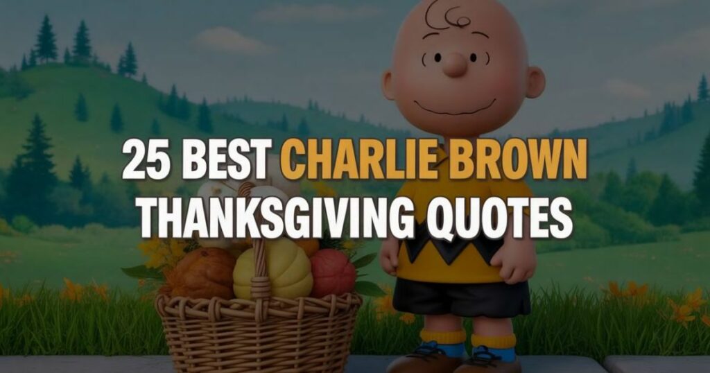 25 Best Charlie Brown Thanksgiving Quotes