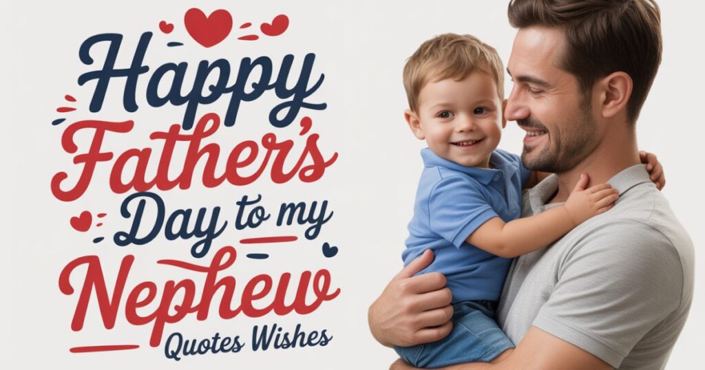 25 Best Happy Fathers Day to my Nephew Quotes & Wishes