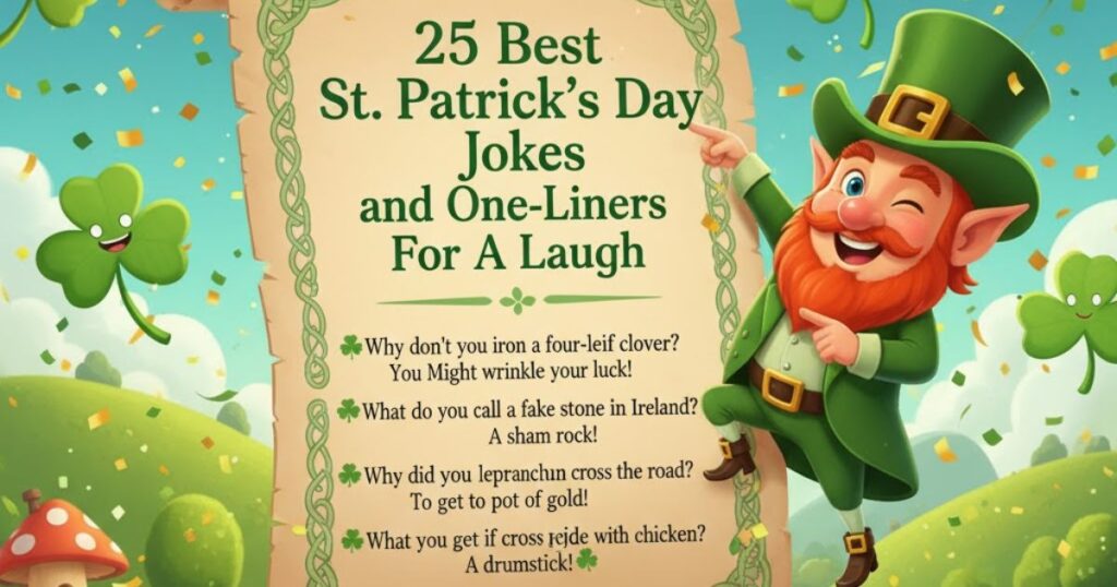 25 Best St Patrick's Day Jokes and One-Liners For A Laugh