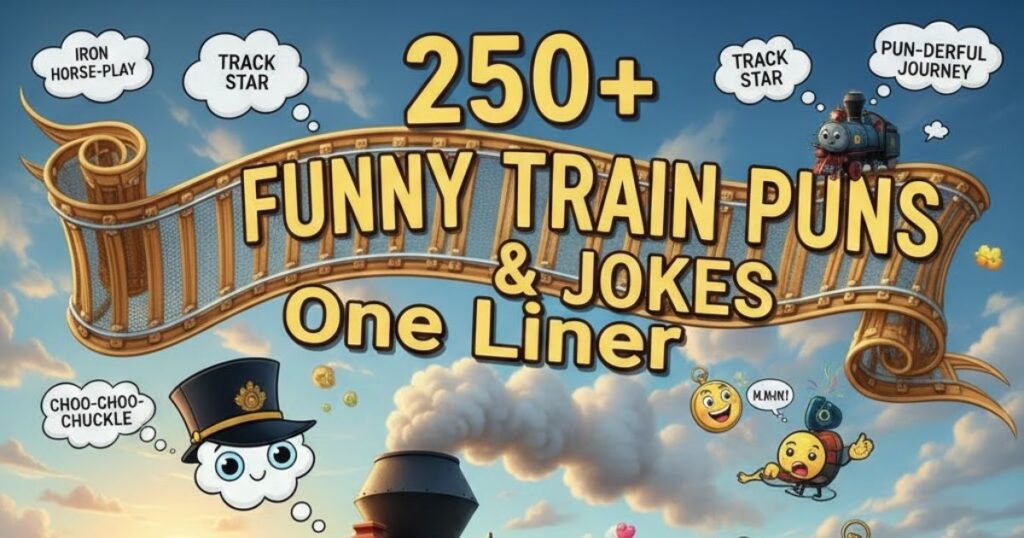 250+ Funny Train Puns & Jokes One Liner (2025)