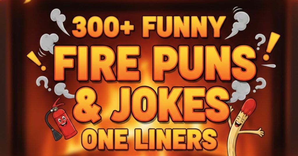 300+ Funny Fire Puns & Jokes One Liner (2025)