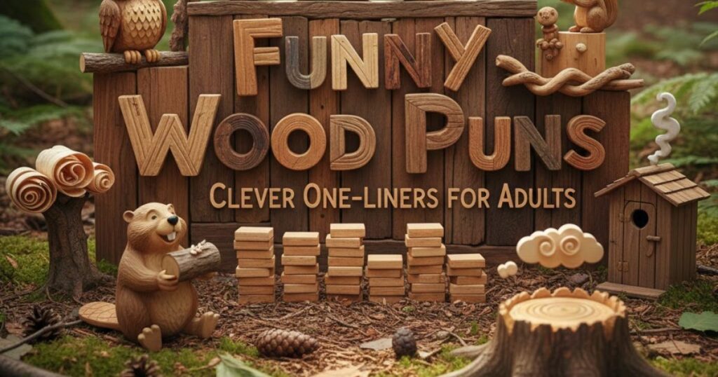 320+ Funny Wood Puns & Clever One-Liners for Adults