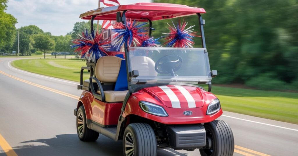 35 Wild Red White & Blue 4th of July Golf Cart Parade Ideas

