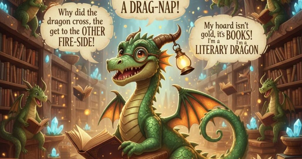 4. Short & Witty Dragon Puns
