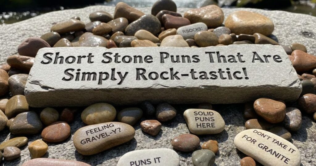 4. Short Stone Puns That Are Simply Rock-tastic!
